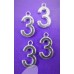 Charms - Chiffre "3" (1 pce)
